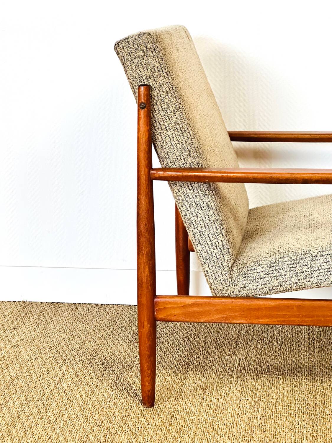 Scandinavian teak armchair 1960