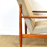 Scandinavian teak armchair 1960