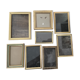 Lot de 8 cadres dorés