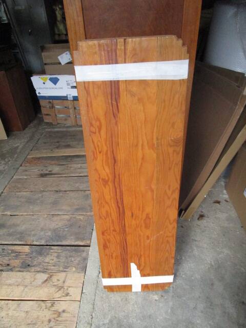 Large old oak administration cabinet