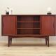 Buffet haut en teck, design danois, années 1970, fabrication : Danemark