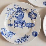 Set of 3 plates decorating Japanese