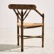 Oak armchair with three legs