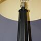 Floor lamp in black lacquered steel around 1980
