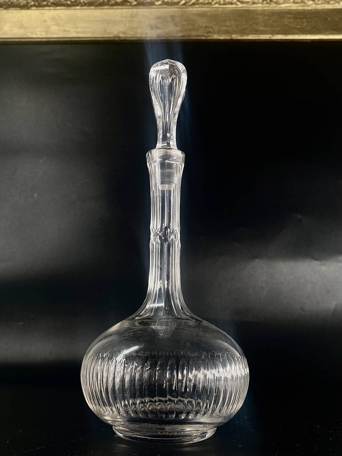 Opaline Vase Saint Louis peint main