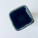 Square vase abstract decor