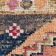 3x11 Turkish Navy Blue & Orange Vintage Runner Rug, 101x339Cm