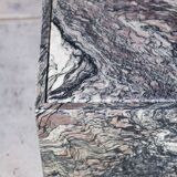 Eye-shaped marble coffee table by Roche Bobois, 1970