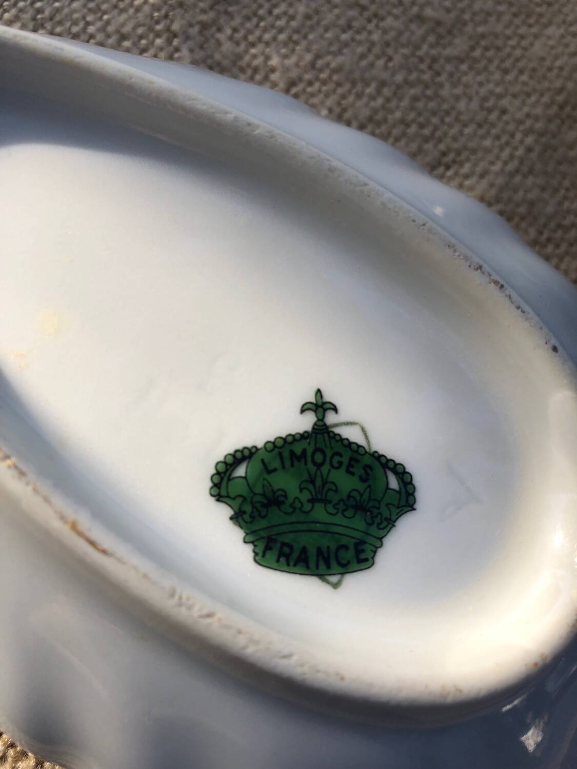 Limoges porcelain empty pocket