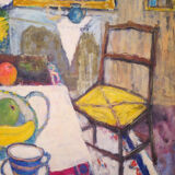 Still life, oil on canvas signed Obodjan