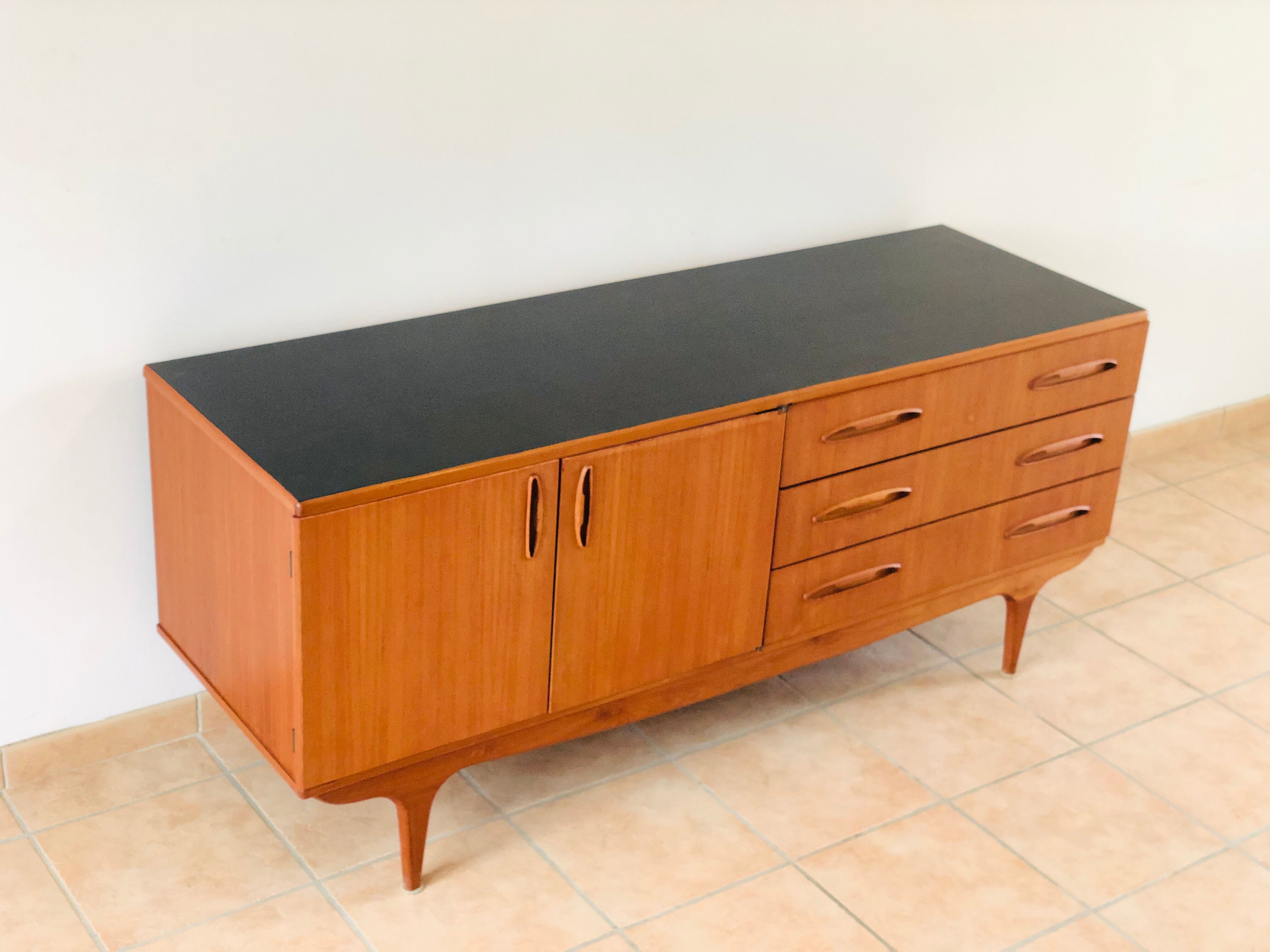 Scandinavian teak line buffet