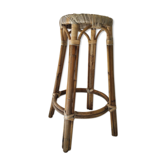 Rattan bar stool
