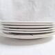 Flat plates St Amand model Bayonne white, green, and black.