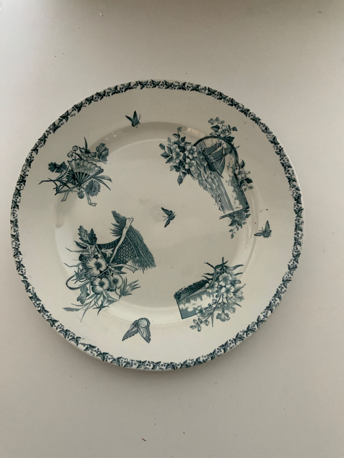 Plat rond TdF Selency x Monoprix Croisé Laroche