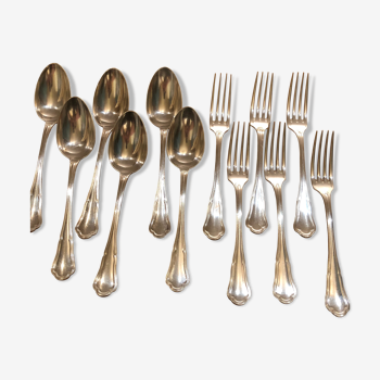 Christofle Spatour spoons and forks for 6
