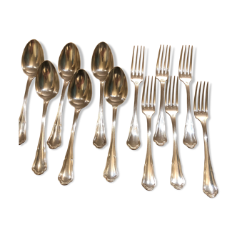 Christofle Spatour spoons and forks for 6