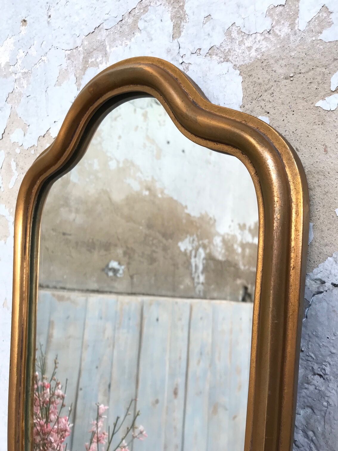 Mirror in gilded wood