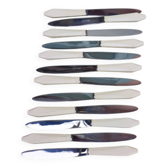 Set of art deco knives