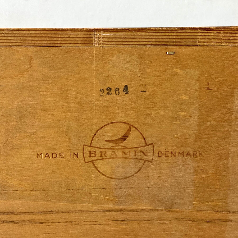 Scandinavian design row Johannes Andersen for Bramin vintage 60's