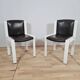 Jeo COLOMBO for Pozzi, pair of "300 chair" chairs, circa 1965