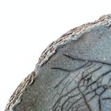 Vintage Raku ceramic bowl, handmade, signed, Japanese craftsmanship.