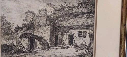 Alexis nicolas perignon (nancy 1726-1782) engraving xviii landscape