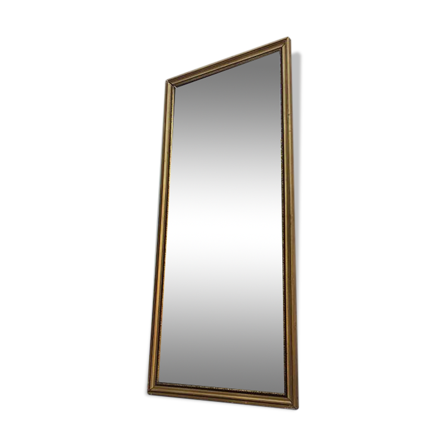 Mirror wood Golden 35 x 82 cm