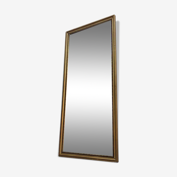Miroir bois doré 35 x 82 cm