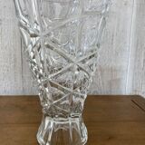 Cut crystal vase