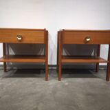 Teak bedside tables circa 1960