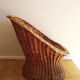 Fauteuil corbeille en rotin tressé