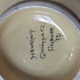 Breton bonbonnière Quimper Henriot – Hand-painted earthenware