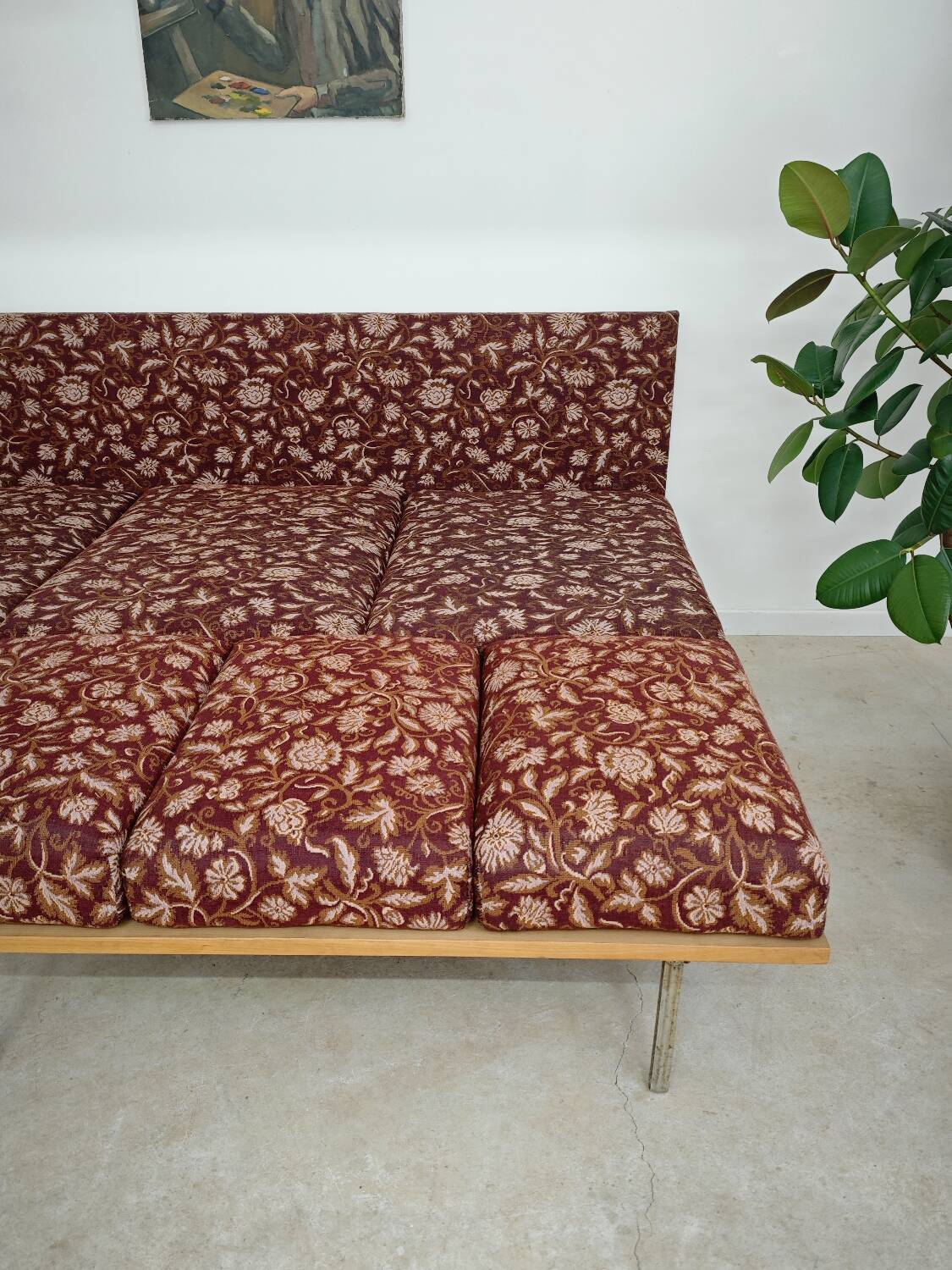 Daybed 55-17 bench by Frantisek Jirak for Tatra Pravenec 1960