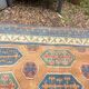Antique Shirvan carpet, Caucasus 125x190, handmade wool, geometric tribal boho.