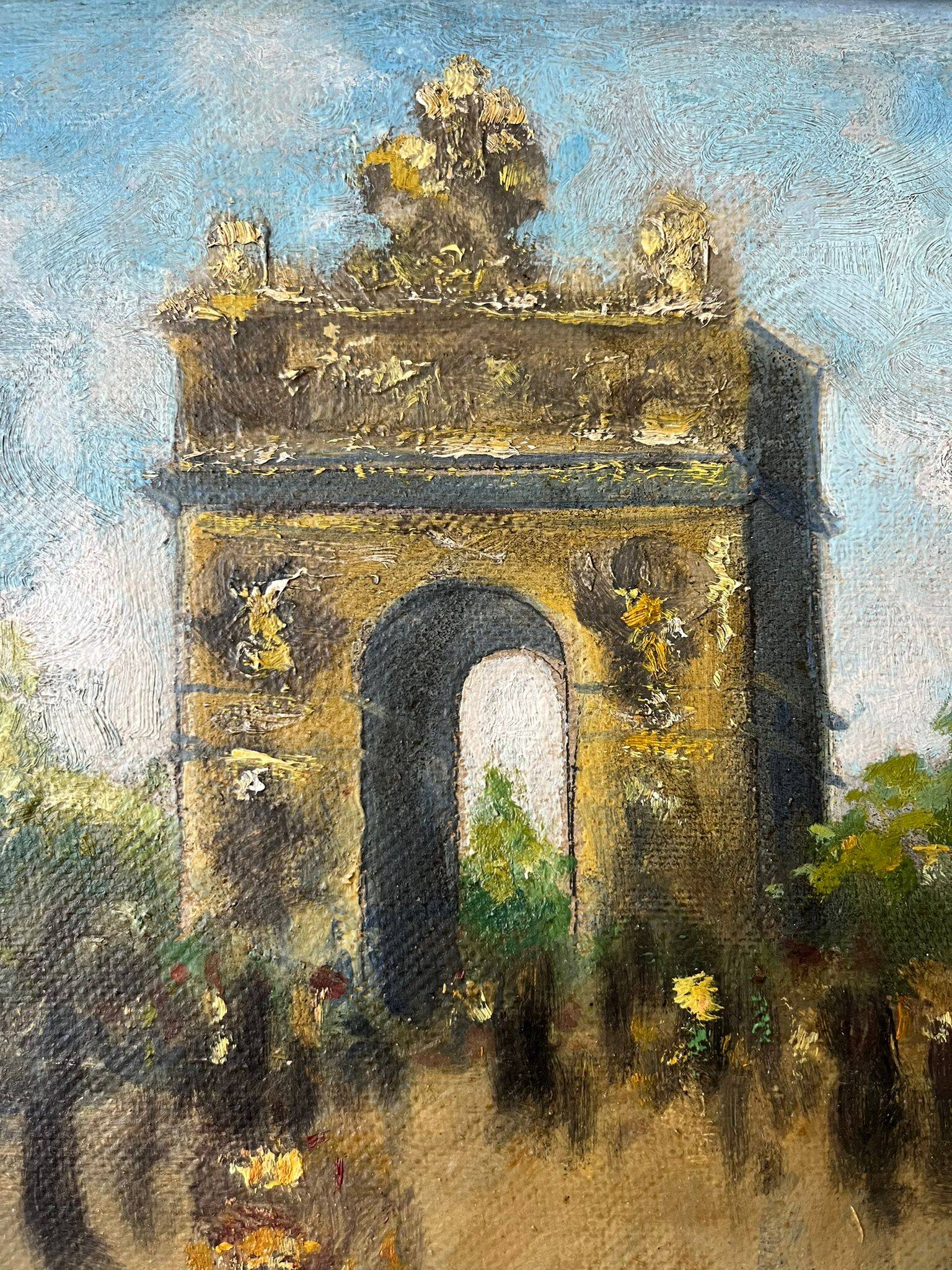 A.Dreqqe - "A Sunday at the Arc de Triomphe" - 1939