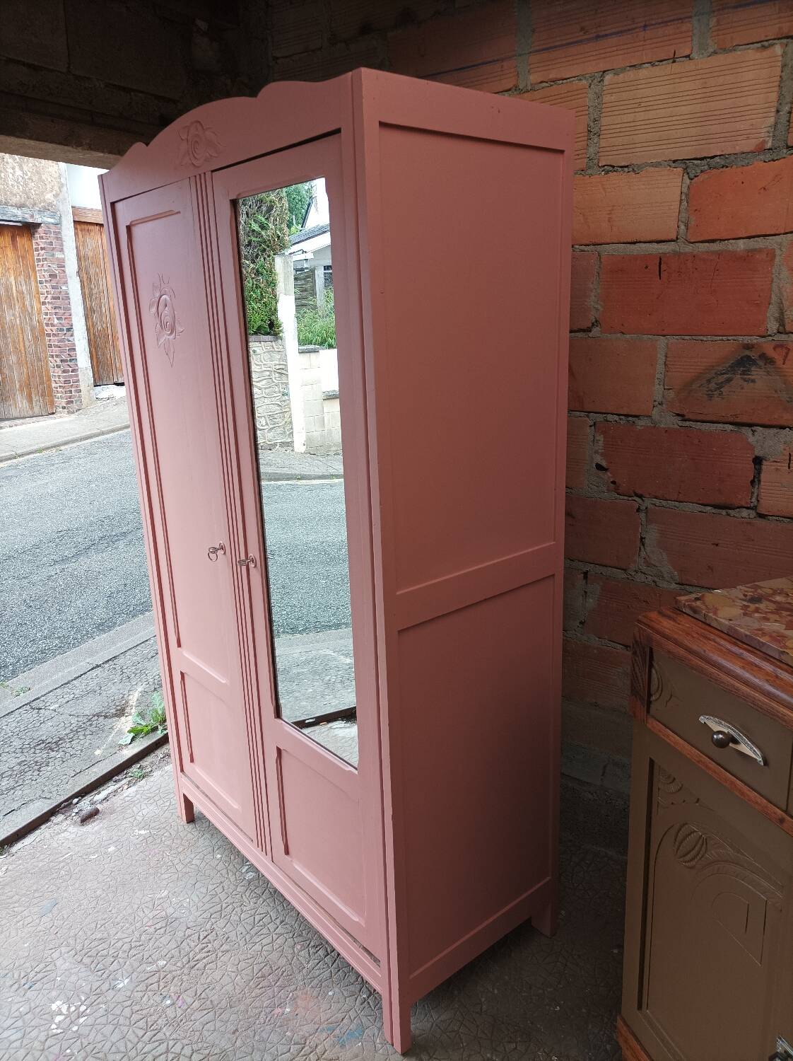 period Art Deco wardrobe