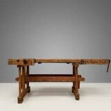 Vintage Workbench Industrial Wood Joiner’s Bench