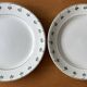 8 antique flat plates in Nimy earthenware