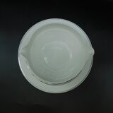 Saucière Charles Ahrenfeldt art déco blanc et argent