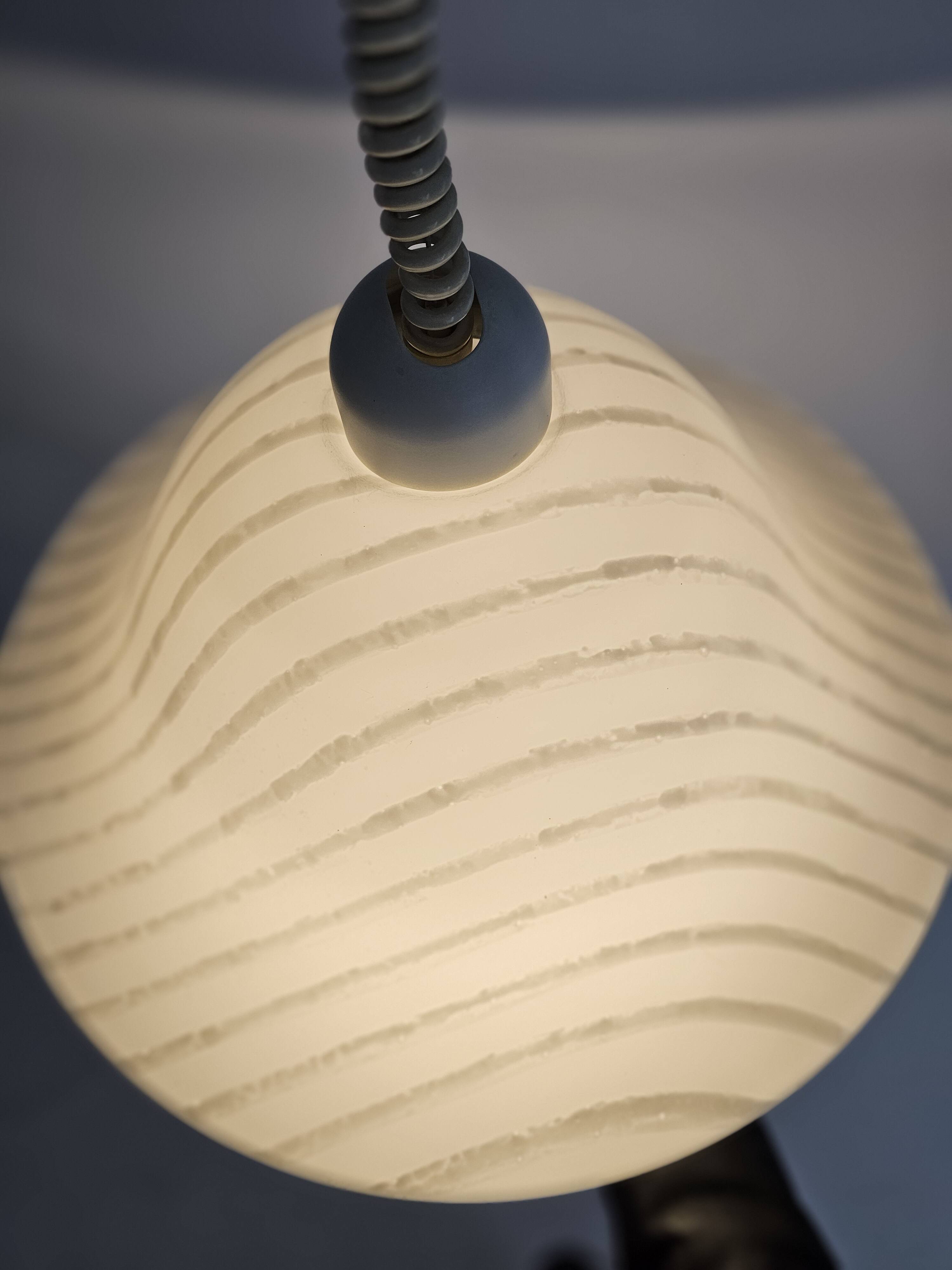 Pendant lamp Peill & Putzler glass swirl