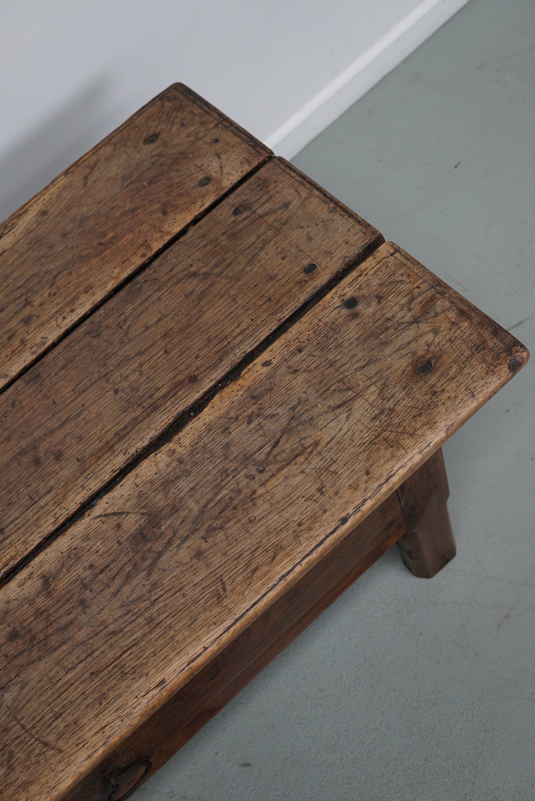Spanish 18th Century Farmhouse Rustic Chestnut Coffee Table