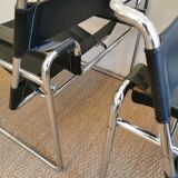 Armchairs design Vassily by Marcel Breuer Italian edition 80s