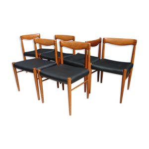 ensemble de six chaises - danemark