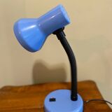Blue desk lamp