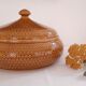 Vintage vegetable soup factory Gien amber