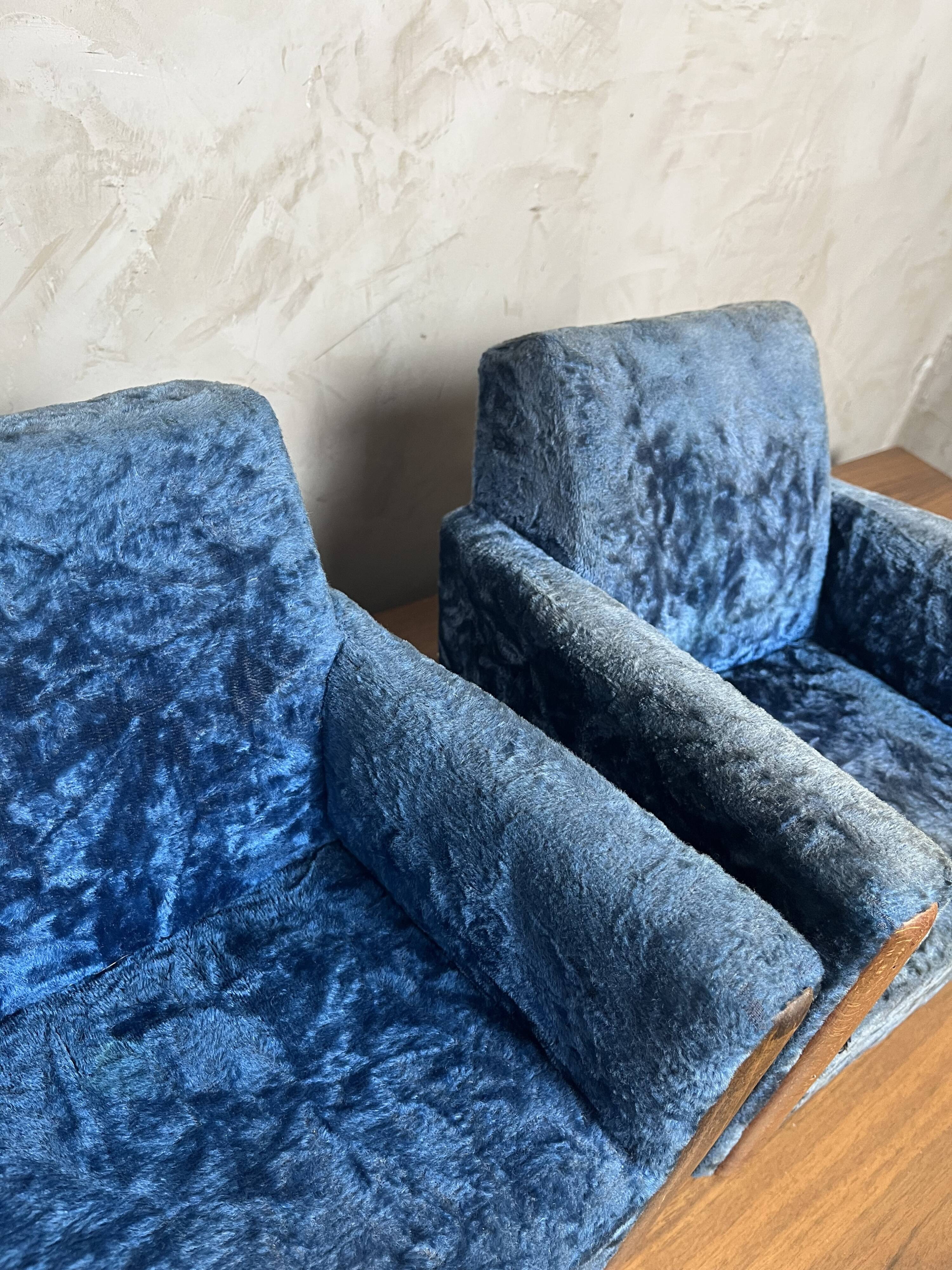 Pair of master's armchairs