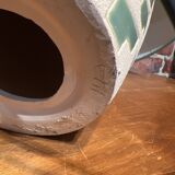Ceramic lamp signed D