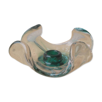 Italian glass candle holder