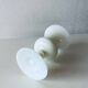Large antique vase in white opaline from Florence