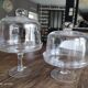 Glass bell on low stand
